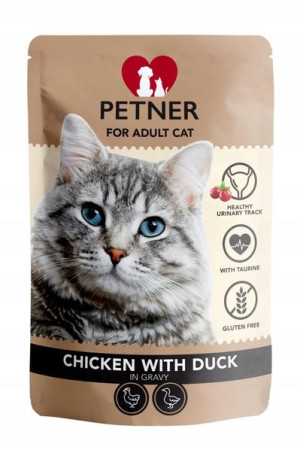 Petner | Adult Cat | Kurczak z kaczką 85g