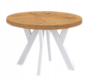 Stół okrągły MK3 LOFT lancelot rozkładany 110/210
