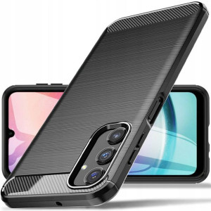 Etui Karbon Case Do Samsung Galaxy A24 + Szkło