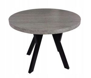 Stół okrągły MK3 LOFT BETON JASNY 100/300