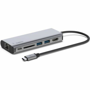 HUB USB Belkin AVC008BTSGY Szary