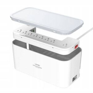LDNIO Listwa Organizer 5xAC 3xUSB 2500W 2M PD QC