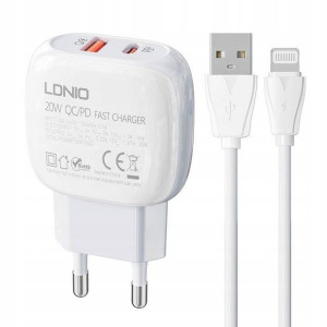 SZYBKA Ładowarka Sieciowa USB USB-C 20W +kabel USB