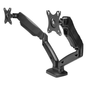 Uchwyt Stołowy do Monitora LINDY Dual Display 40706 Czarny 27" 13 kg