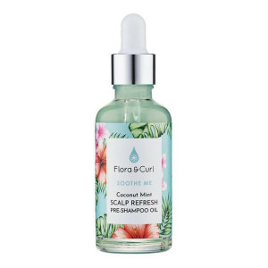 Olejek do Włosów Flora & Curl Soothe Me Mięta Kokos Pre-szampon Odświeżając