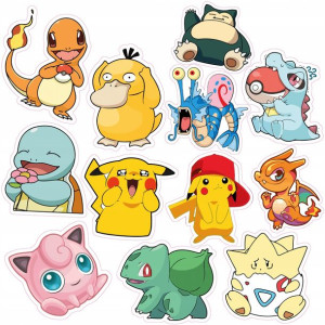 Naklejki Zestaw Pokemon Na Laptopa Na Auto
