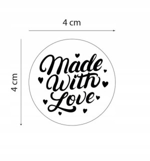 Naklejki Hand Made 40mmx40mm 15sztuk