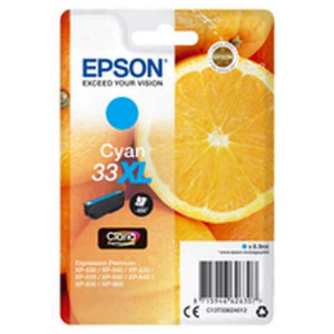 Oryginalny Wkład Atramentowy Epson C13T33624012 Turkusowy