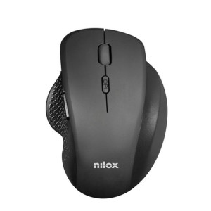 Myszka Nilox Ratón Wireless Ergonómico Negro 3200 DPI