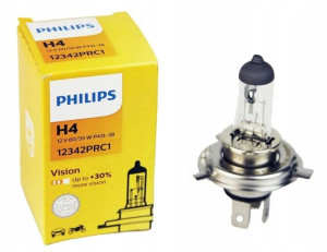 Philips Żarówka Vision Premium +30% H4 12V 60/55W
