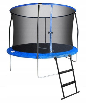 Trampolina ogrodowa + SIATKA + DRABINKA 366cm 12FT