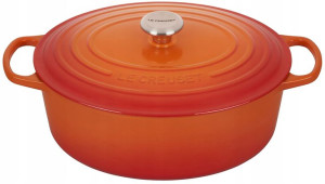 Le Creuset Signature żeliwne naczynie z pokrywką