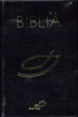 Biblia z rybką z suwakiem czarna praca zbiorowa