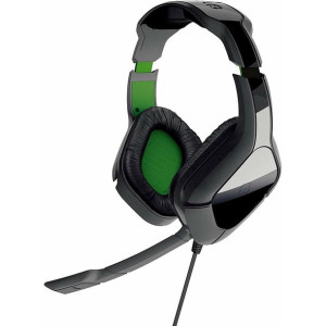 Słuchawki Gaming z mikrofonem GIOTECK HCX1 Czarny/Zielony