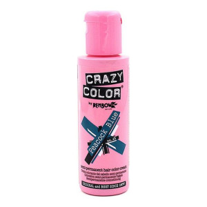 Farba półtrwała Peacock Blue Crazy Color Nº 45 (100 ml)