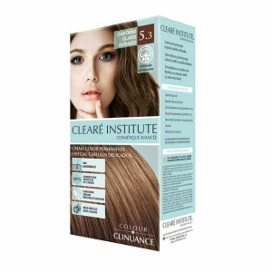 Koloryzacja permanentna w kremie Clearé Institute Colour Clinuance Nº 5.3-c