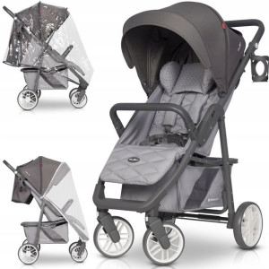Ultra Lekki Wózek Spacerowy Flex Do 26,5kg Dodatki Pearl