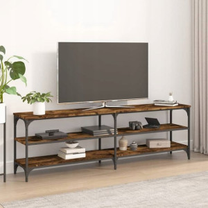 Szafka pod TV, przydymiony dąb, 160x30x50 cm Lumar