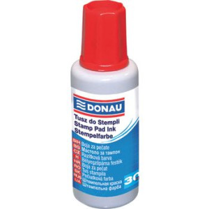 Tusz do pieczątek DONAU 30ml czerwony