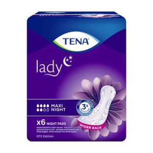 TENA Lady Maxi Night 6 szt podpaski specjalistyczne