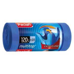Paclan Multitop Worki na śmieci 120L 15 szt.
