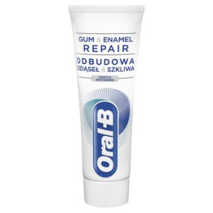 Oral-B Gum & Enamel Repair Gentle Whitening, Odbudowa dziąseł & szkliwa Del