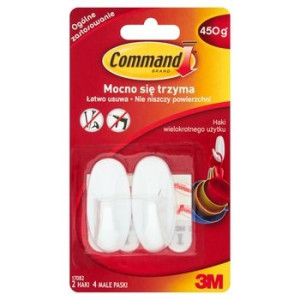 Haki Command Designer wielokrotnego użytku, małe, 2 szt.