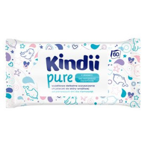 Chusteczki dla dzieci Kindii Pure 60 szt.