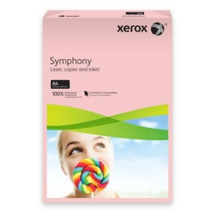 Papier ksero kolorowy Xerox Symphony A4 80g/m2 500arkuszy różowy jasny