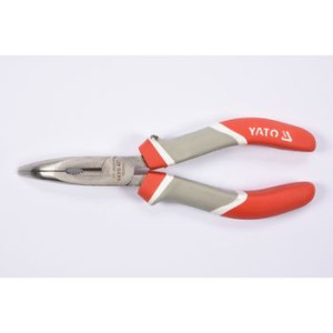 Szczypce wydłużone wygięte 160 mm