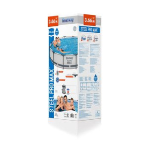 Basen stelażowy BESTWAY Steel Pro MAX™ 366x76 cm