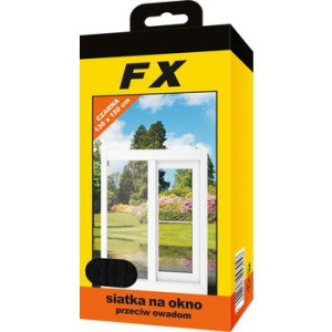 Fx siatka na okno 130x150 czarna