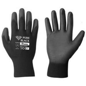 Rękawice ochronne PURE BLACK roz. 10