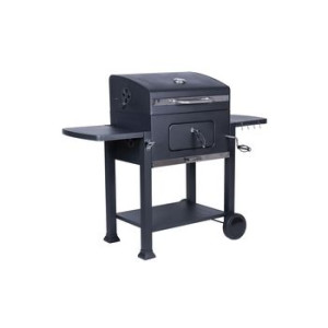 Grill węglowy prostokątny z pokrywą