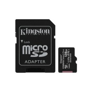 Karta microSD Kingston 128 GB Canvas Select Plus 100Mb/s + adapter