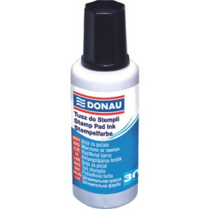 Tusz do pieczątek DONAU 30ml czarny