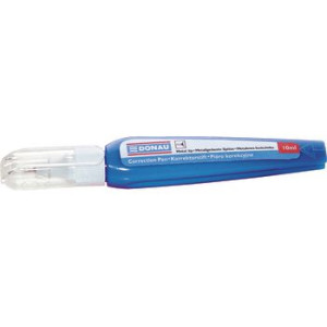 Korektor w piórze DONAU metalowa końcówka 10ml