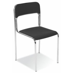 Krzesło Cortina chrome czarne K2