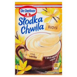Dr. Oetker Słodka Chwila Budyń waniliowy 43g Nowa receptura