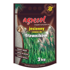 Hortifoska, Jesienny nawóz do trawników 3kg Agrecol