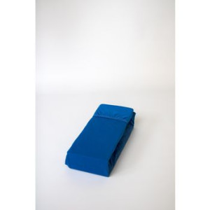 Prześcieradło jersey z gumką 160cmx200cm kobalt