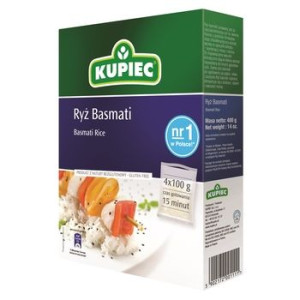 Kupiec Ryż basmati 4x100G