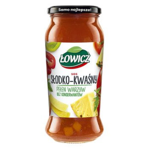 Łowicz Sos słodko-kwaśny 500 g