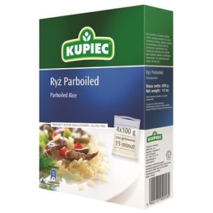 Kupiec Ryż Parboiled 4x100G