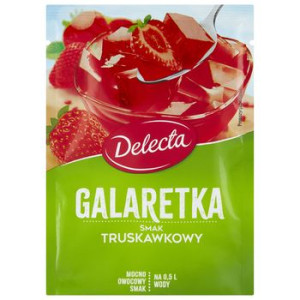 Galaretka 70g smak truskawkowy Delecta