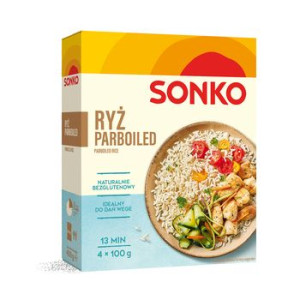 Ryż parboiled 4x100 g. Sonko