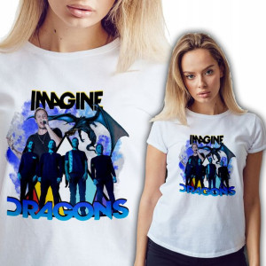 Koszulka Damska Dla Fana IMAGINE DRAGONS Wzory XS