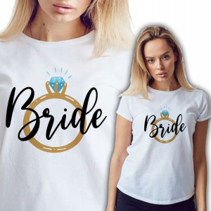 Koszulka Damska Wieczór Panieński BRIDE Wzory XS