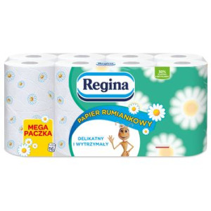 Papier toaletowy Regina Rumiankowy 16 rolek 3 warstwy