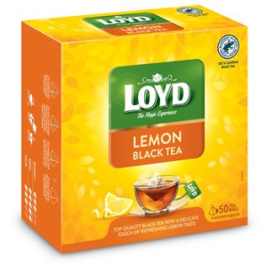 LOYD Lemon black tea 85 g - 50 pyramid tea bags